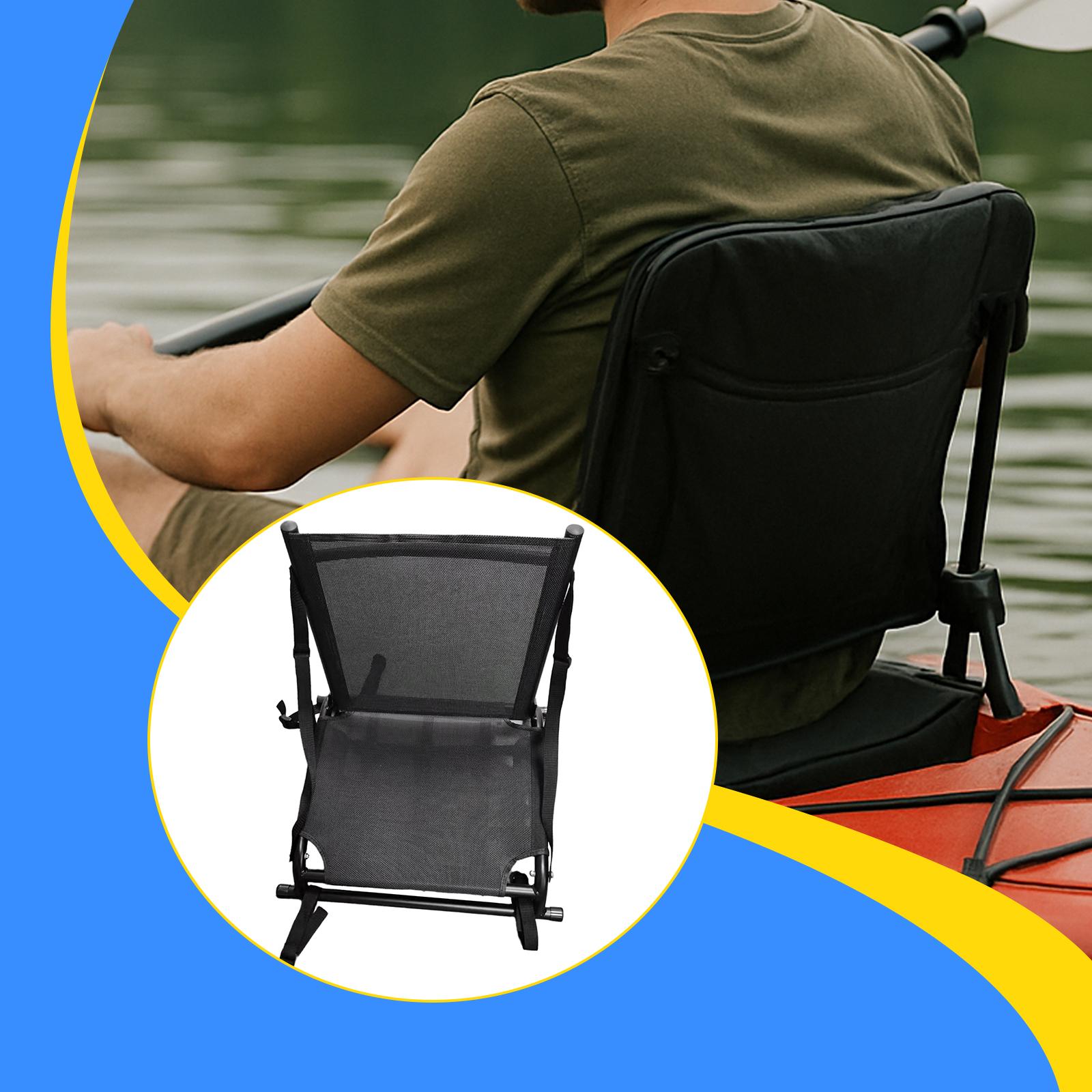Fishing Kayak Sit In - Assento de caiaque com suporte traseiro,