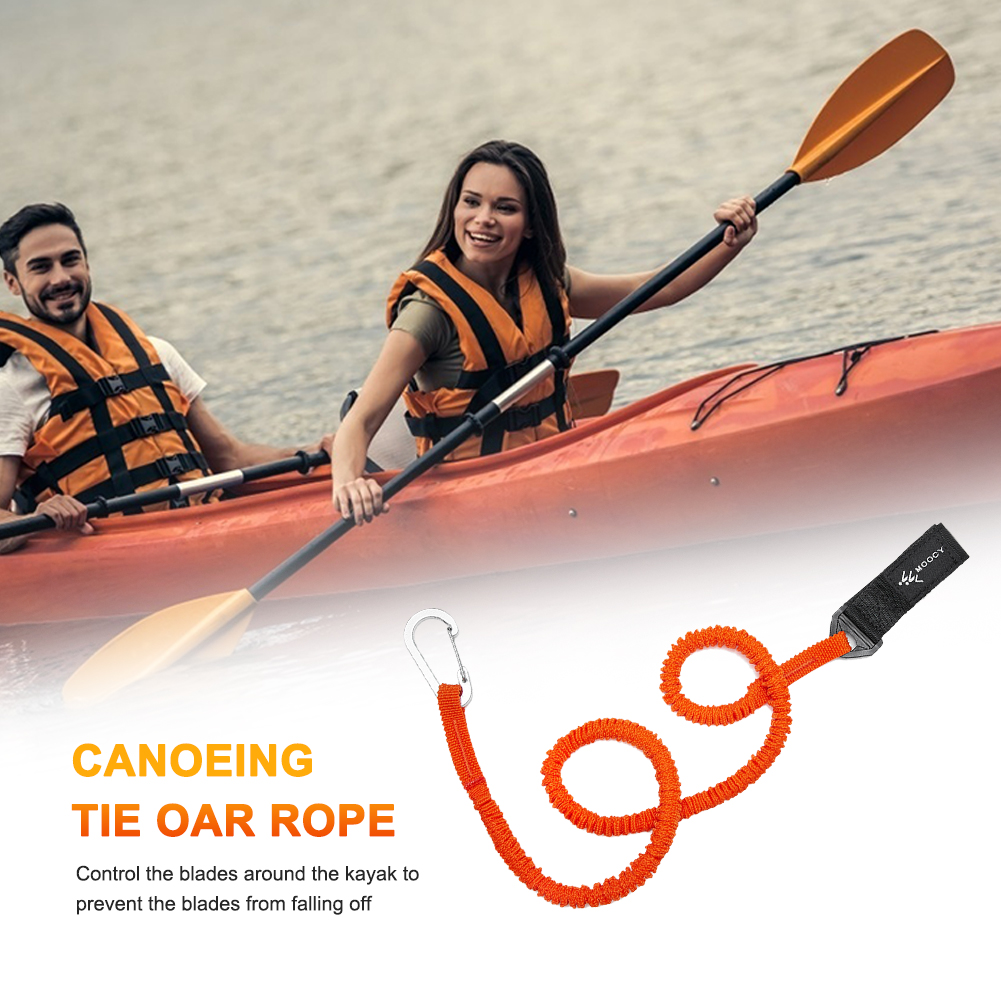 Corda de Segurança Elástica de - Fishing Kayak Paddle Leash avaliação e preço